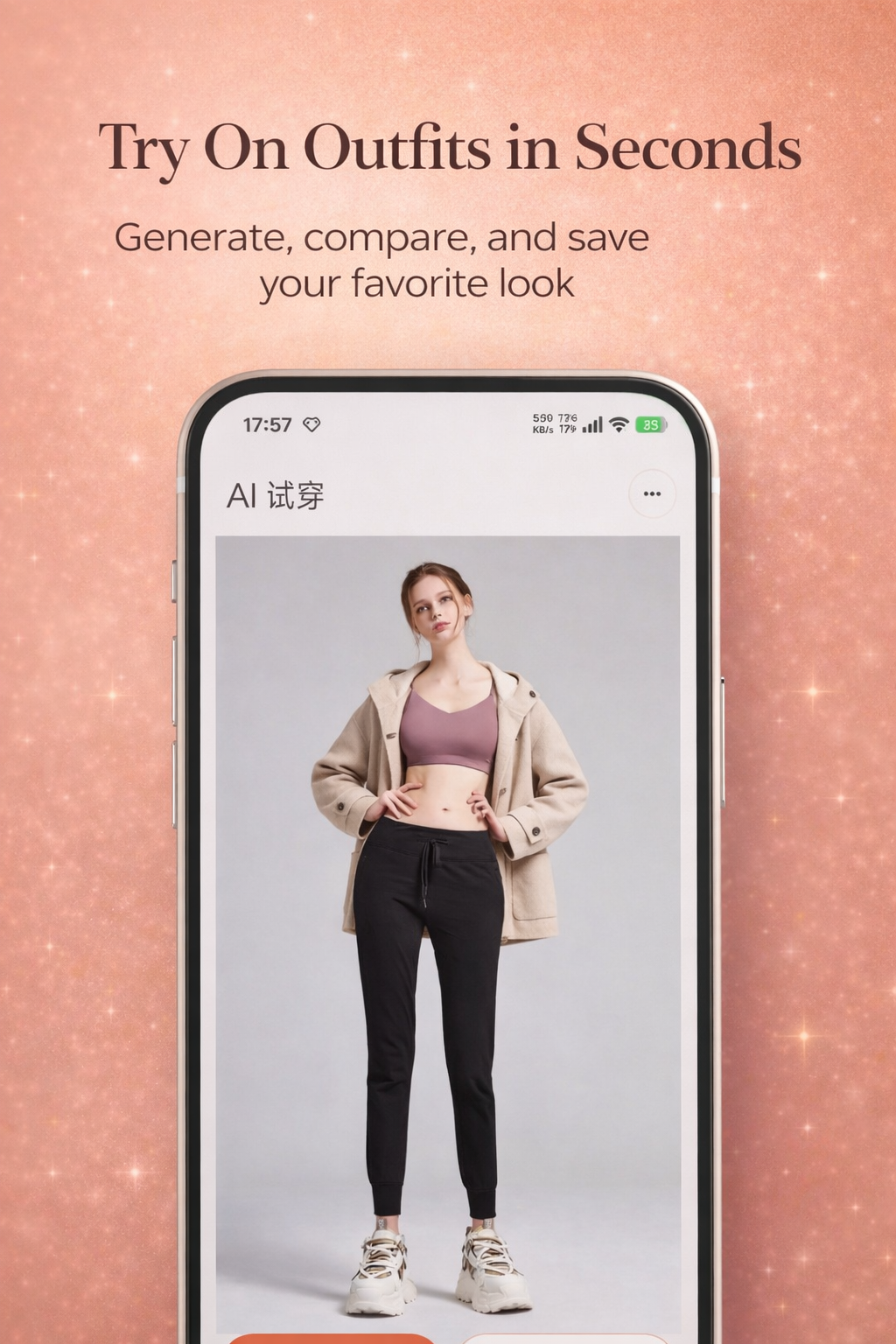 AI 智能试穿功能截图